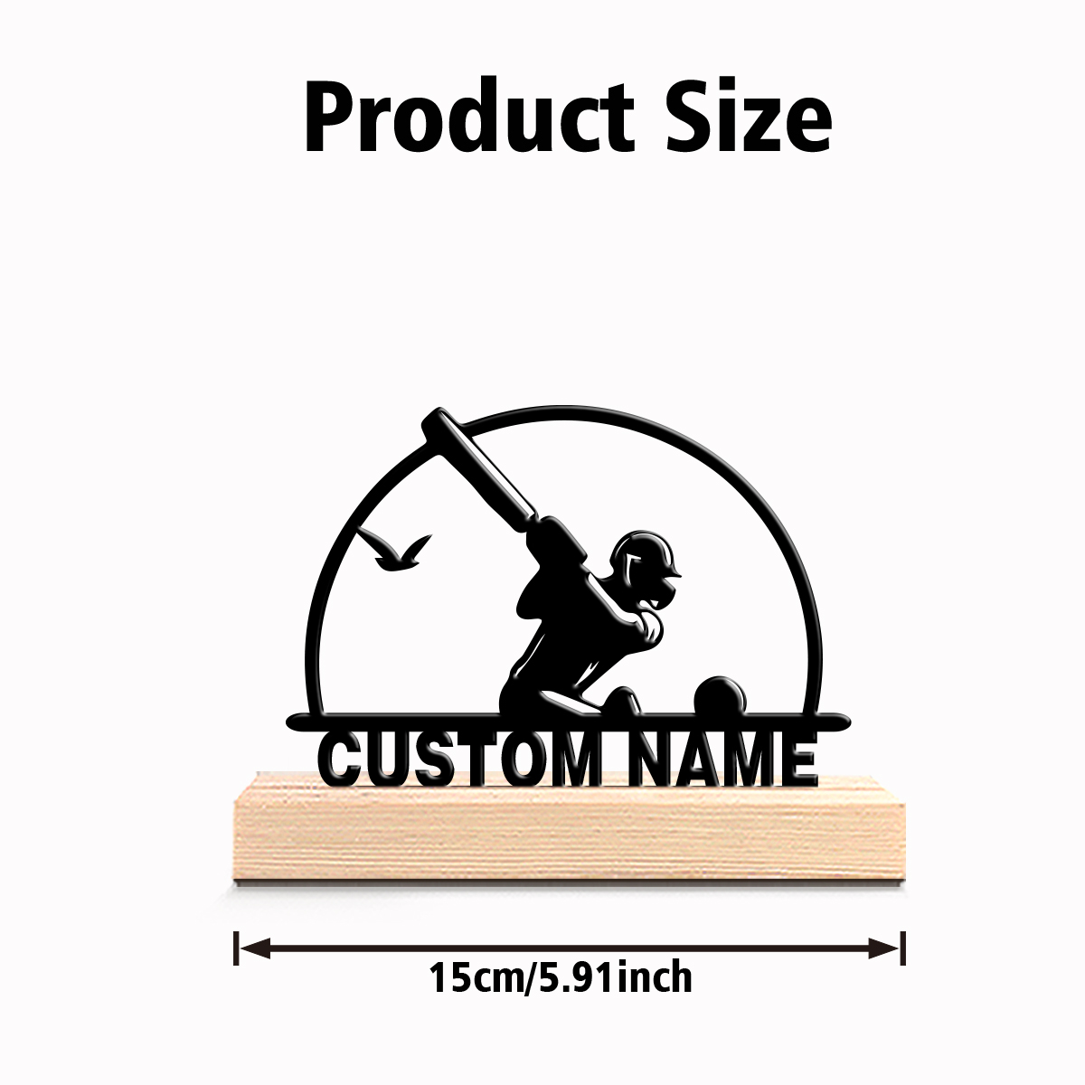 1pc Personalized Custom Baseba - Engraved Wood Frame 评论和价格