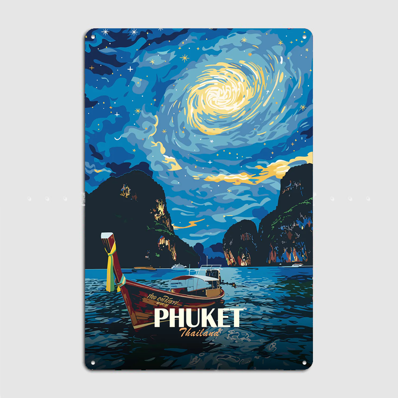 Phuket Thailand Night Sky Boat - Custom Night Sky 评论和价格