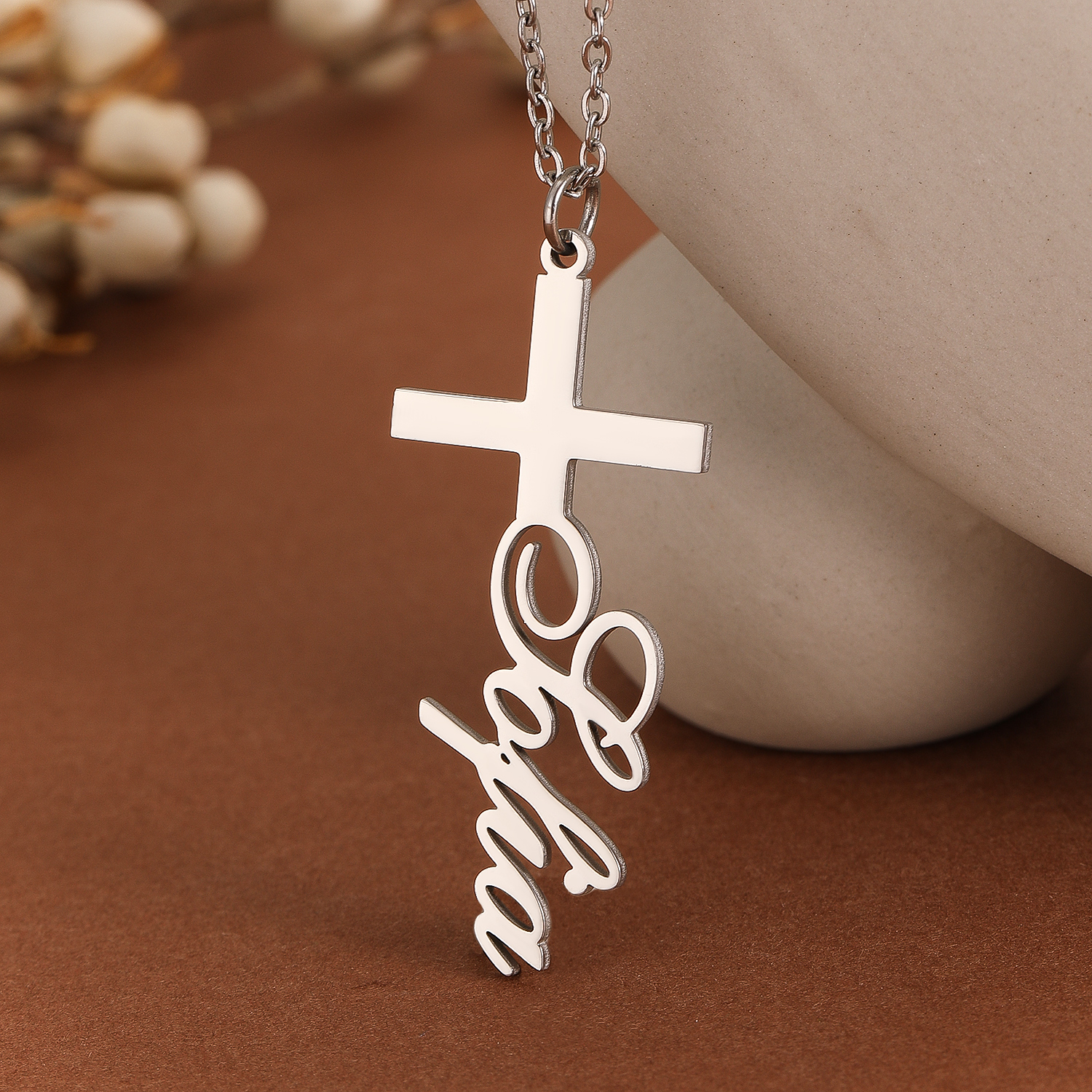 1pc Personalized Easter Gift S - Name Necklace Custom 评论和价格