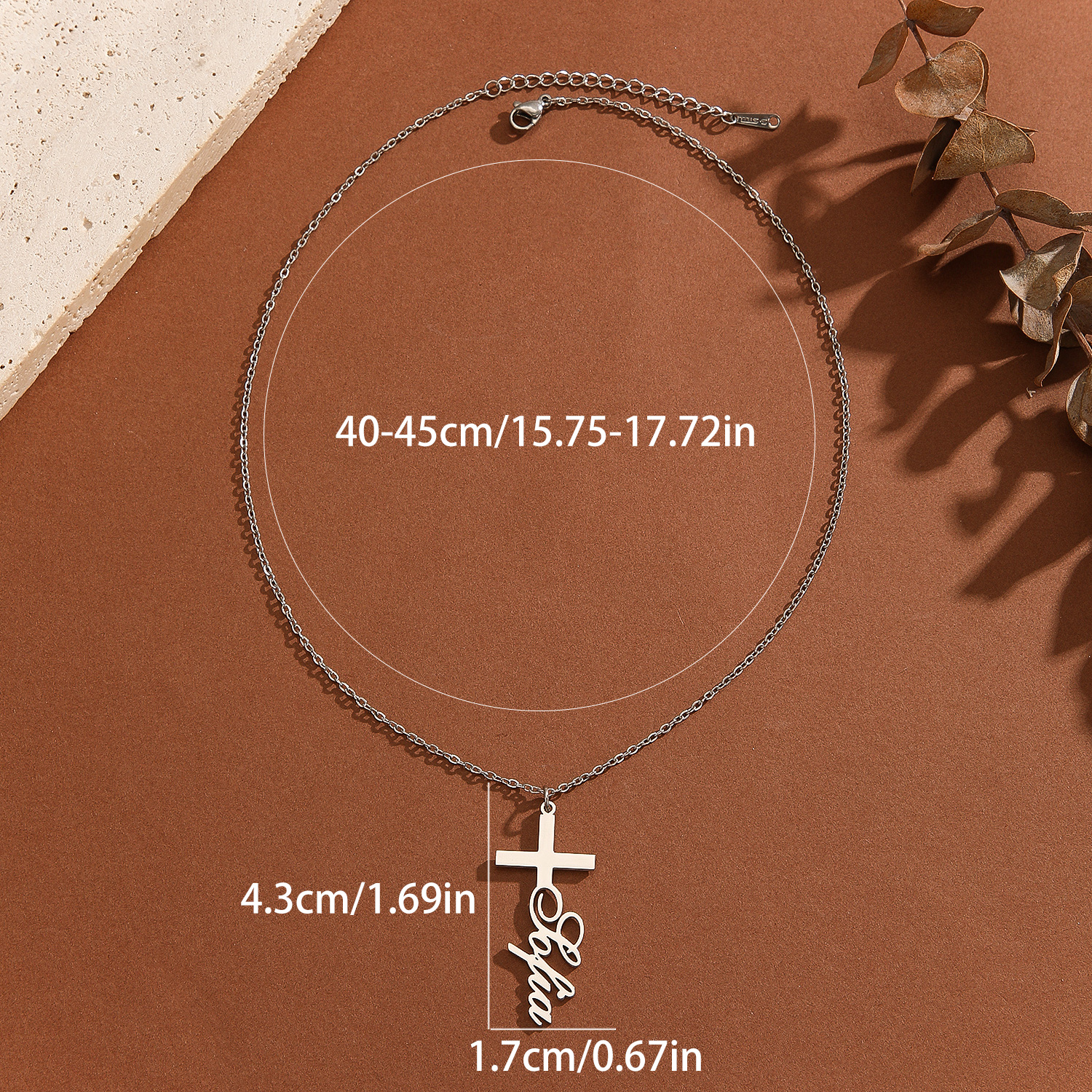 1pc Personalized Easter Gift S - Name Necklace Custom 评论和价格