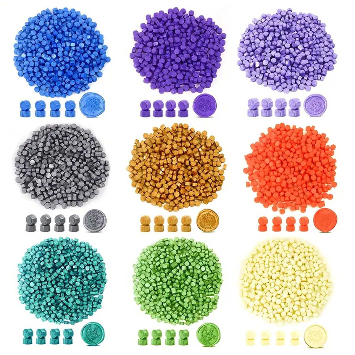 100pc/bag Wax Seal Beads Kit,D - Wax Seal Letter Kit 评论和价格