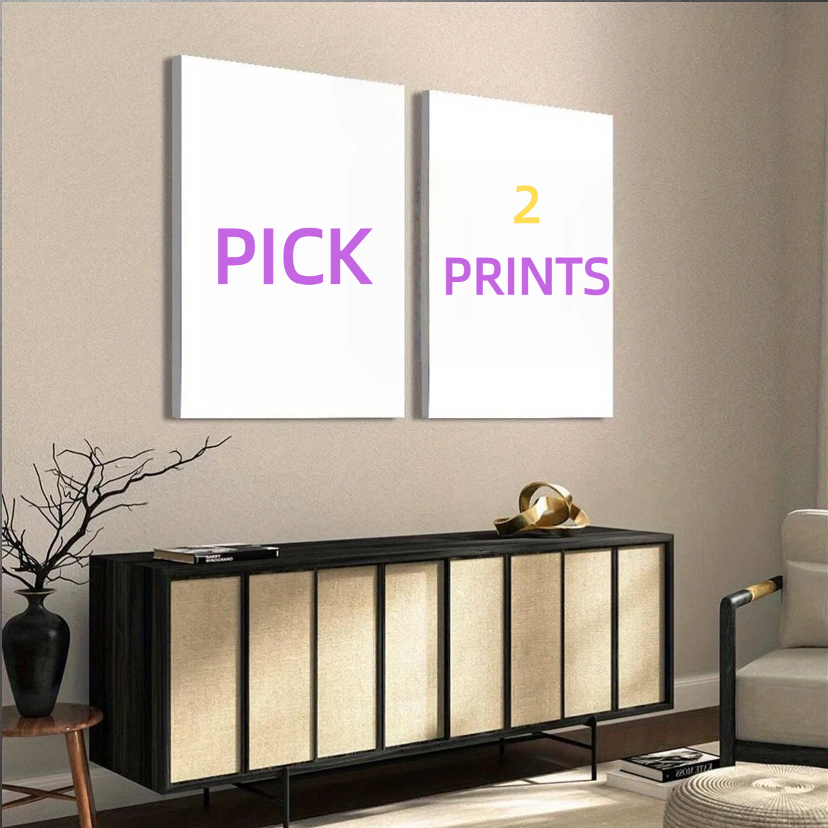 2pcs/set of custom canvas phot - Custom Map Poster 评论和价格