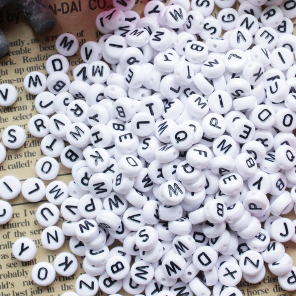 1350Pcs Oblate Letter Beads Pl - Coordinates Bracelet 评论和价格
