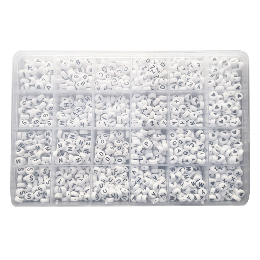 1350Pcs Oblate Letter Beads Pl - Coordinates Bracelet 评论和价格
