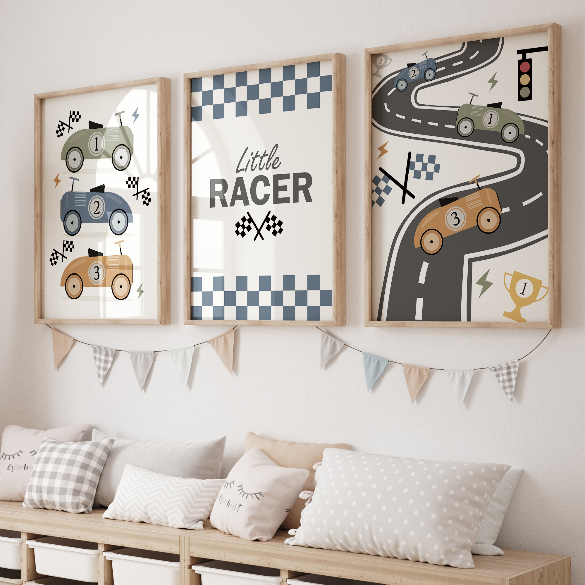 3pcs Minimalist,Cartoon Car Ra - Personalized Name Box 评论和价格