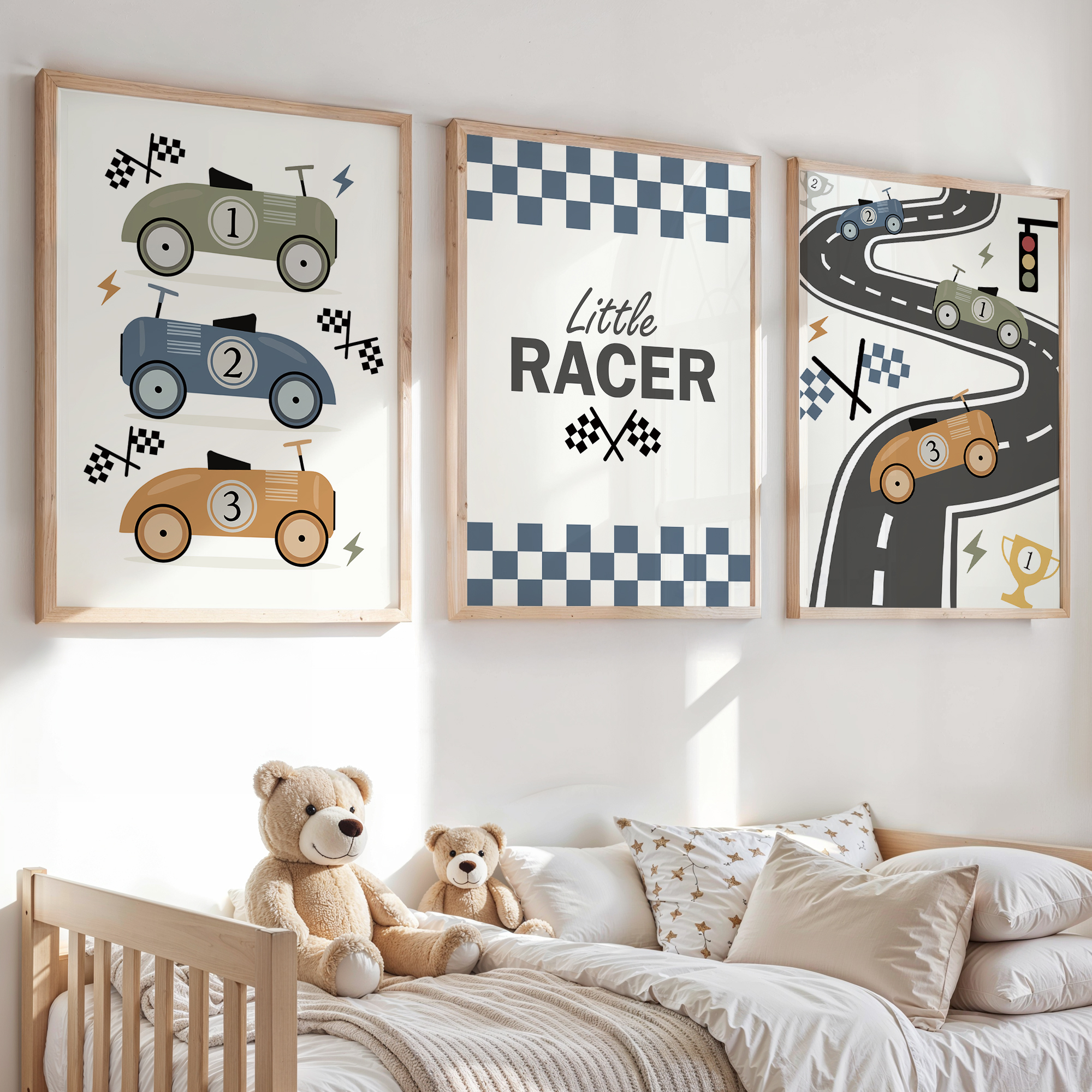 3pcs Minimalist,Cartoon Car Ra - Personalized Name Box 评论和价格
