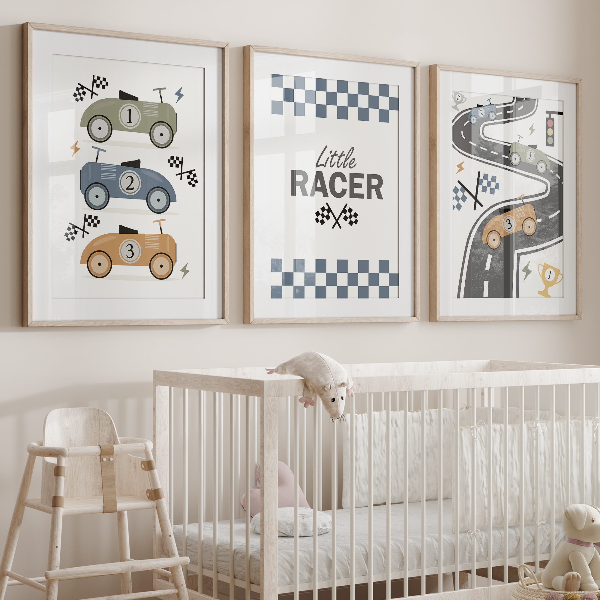 3pcs Minimalist,Cartoon Car Ra - Personalized Name Box 评论和价格
