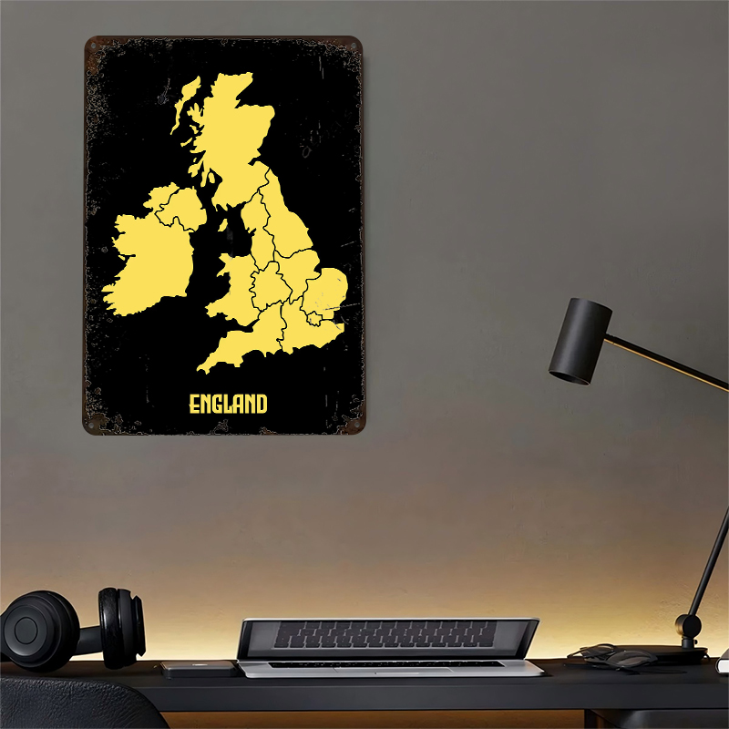 Map of England Printed Poster  - Custom Map Poster 评论和价格