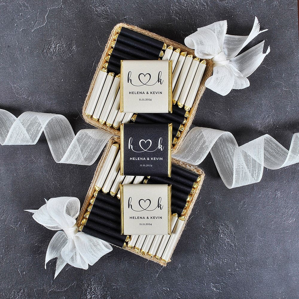 50pcs Wedding Chocolate Packin - Personalised Candle Label 评论和价格