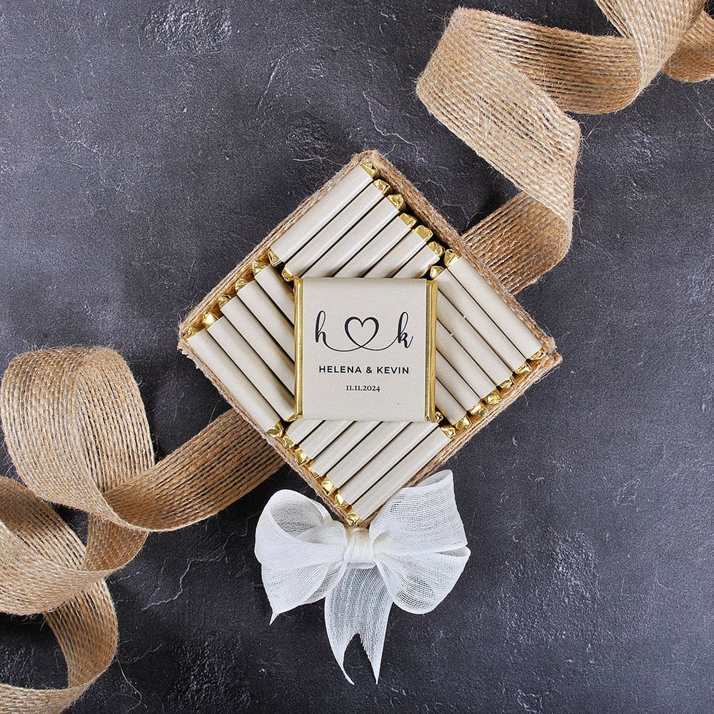 50pcs Wedding Chocolate Packin - Personalised Candle Label 评论和价格