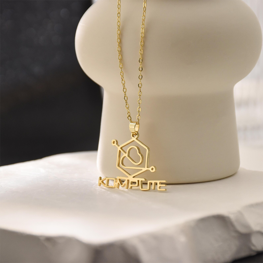 Custom Company Logo Necklace P - Name Necklace Custom 评论和价格