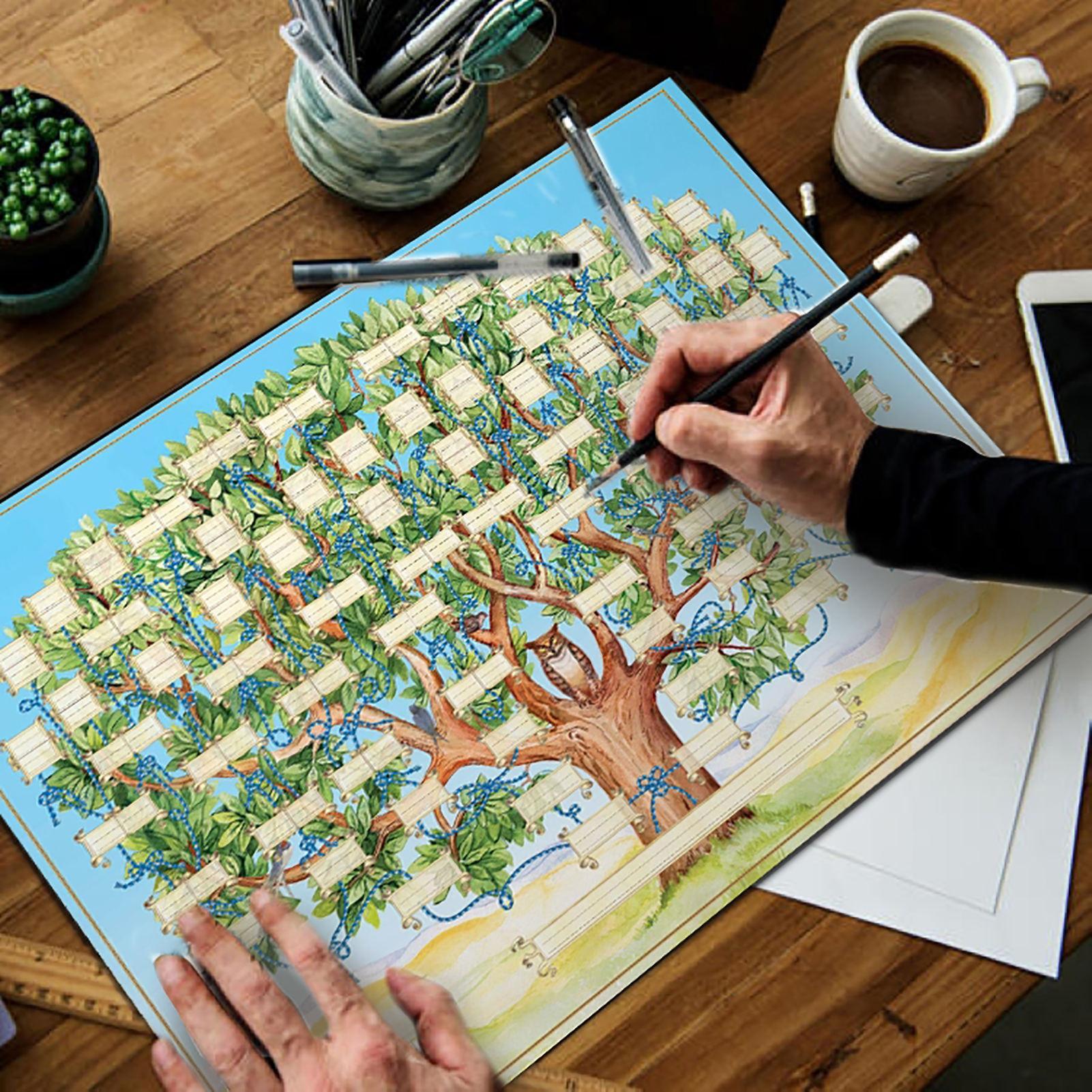 Fillable Family tree diagram C - Family Tree Print 评论和价格
