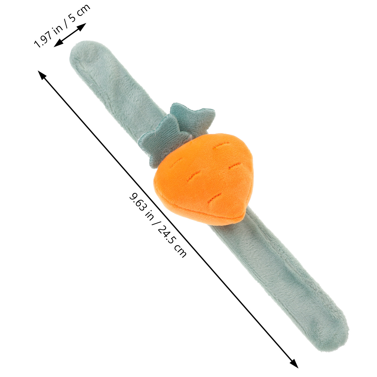 Carrot Slap Wrist Bracelet Sof - Coordinates Bracelet 评论和价格
