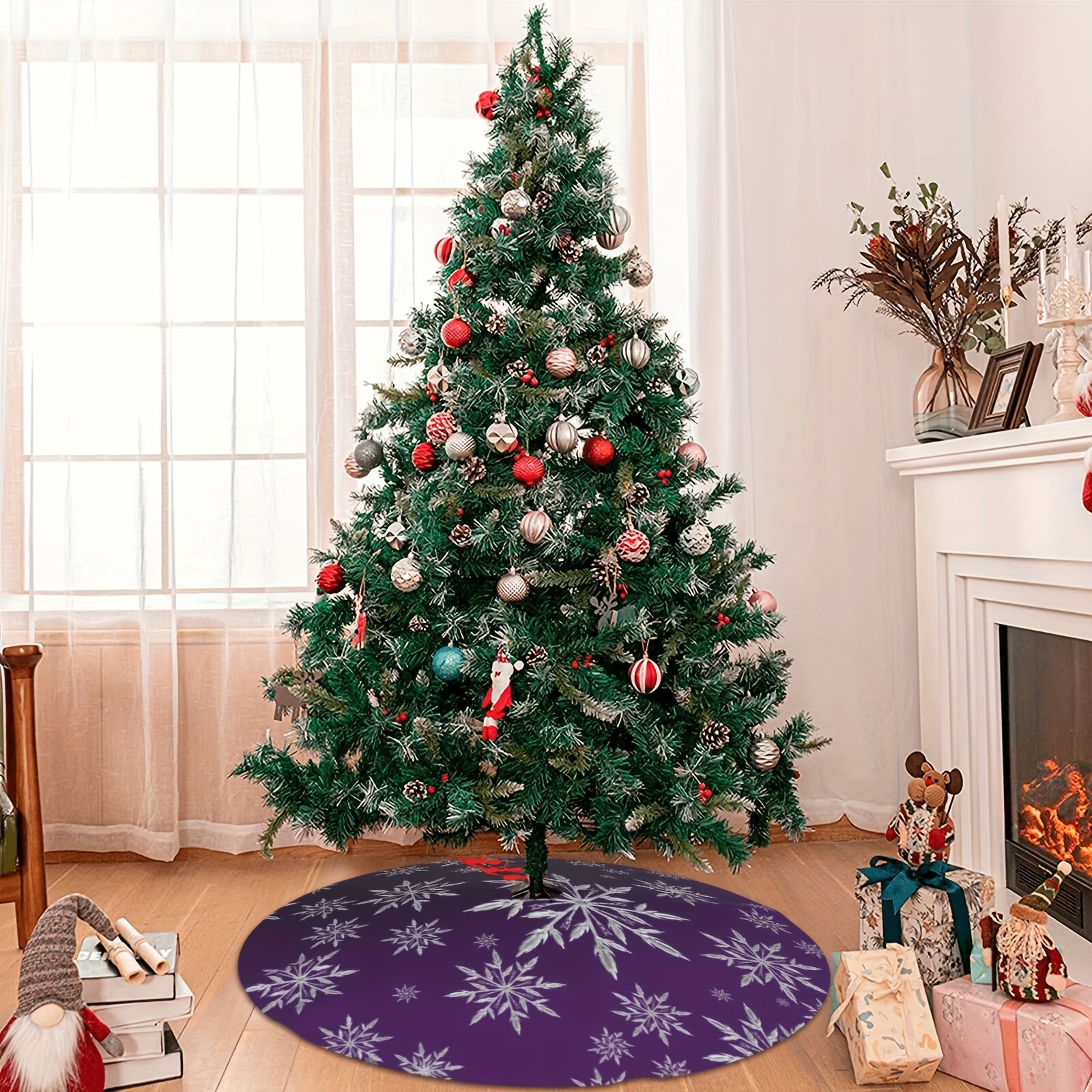 VIKAMA Deep Purple Snowflake P - Family Tree Print 评论和价格