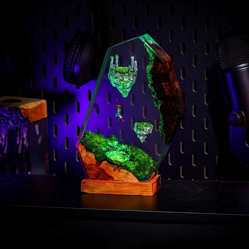 Resin Table Lamp Sky Island Mo - Custom Night Sky 评论和价格
