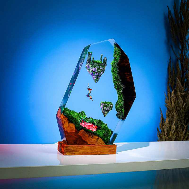 Resin Table Lamp Sky Island Mo - Custom Night Sky 评论和价格