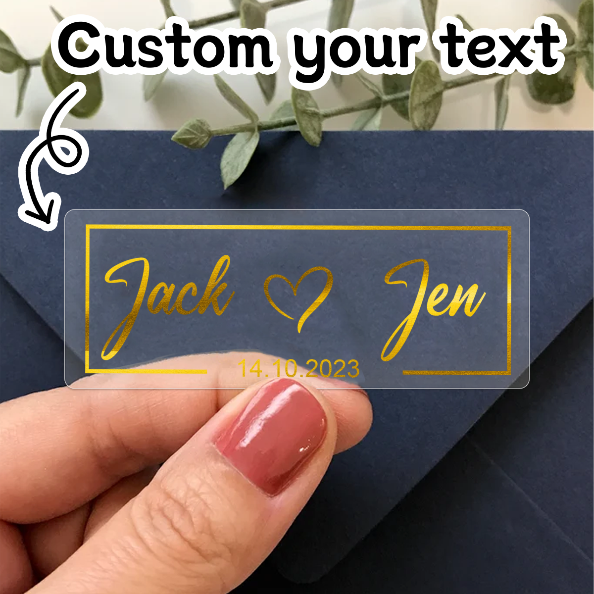 30-240pcs Custom Gold Stamping - Personalised Candle Label 评论和价格
