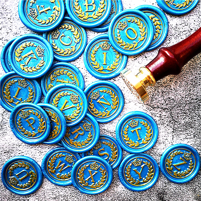 26 Letter A - Z crown Wax Seal - Wax Seal Letter Kit 评论和价格