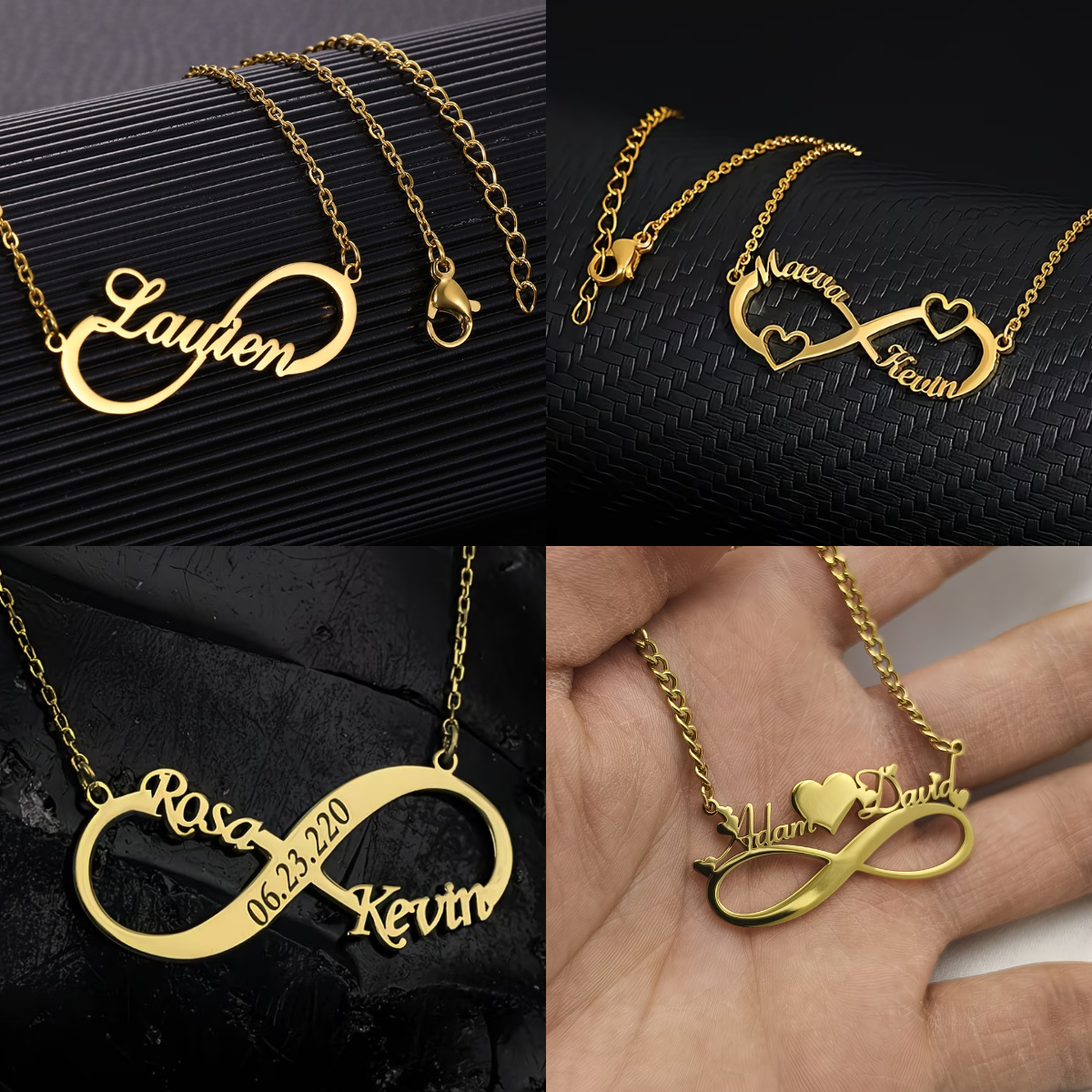 Custom Name Infinity Necklaces - Name Necklace Custom 评论和价格
