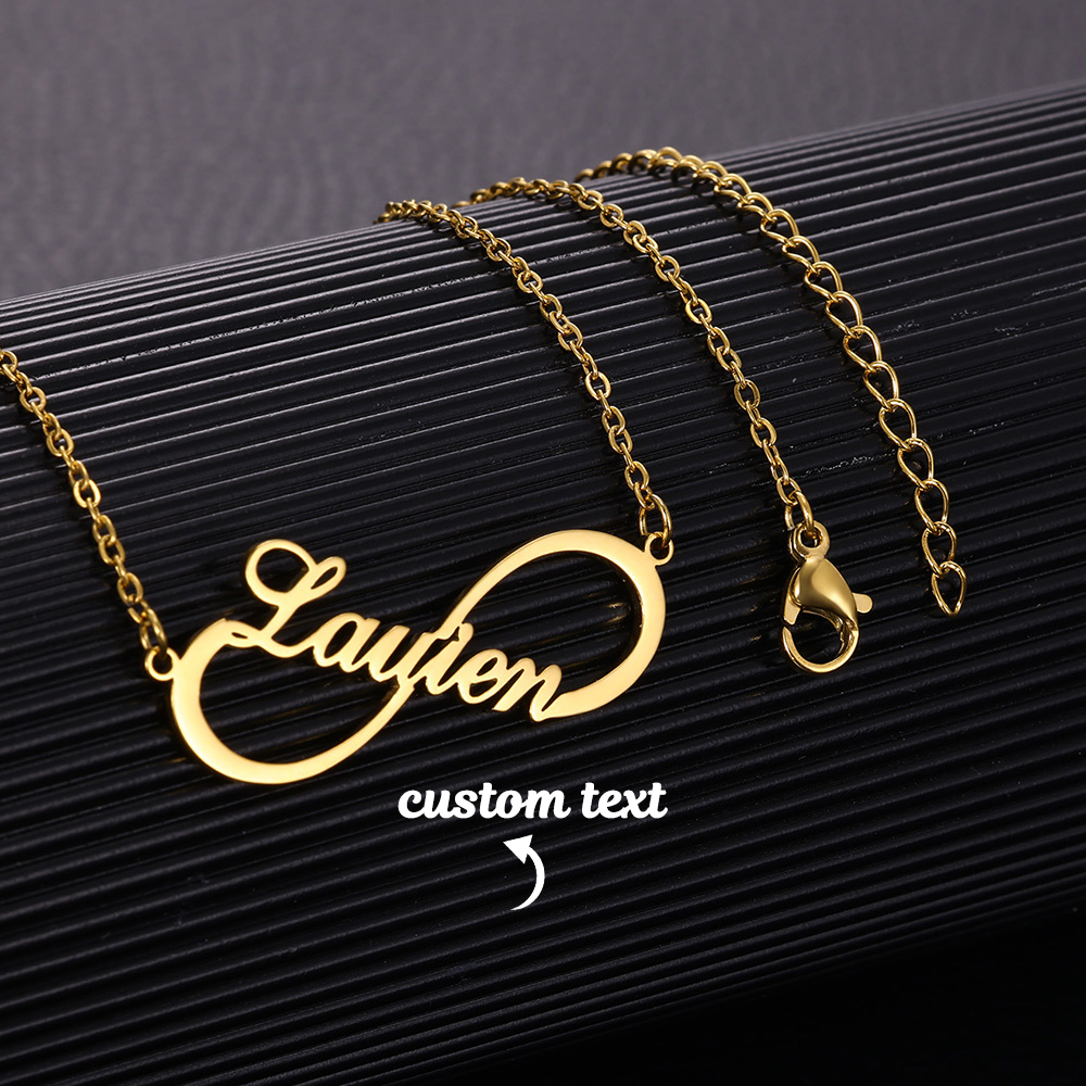 Custom Name Infinity Necklaces - Name Necklace Custom 评论和价格