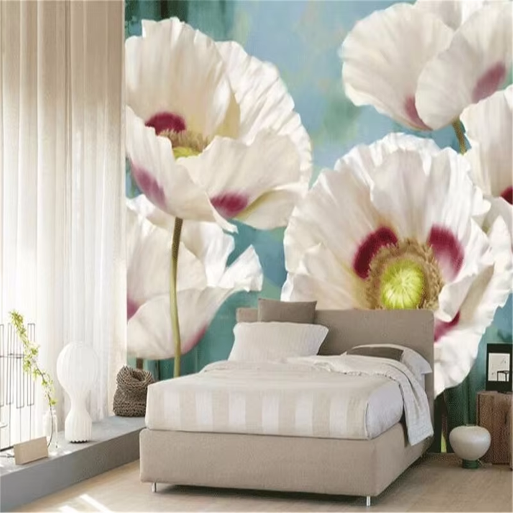 custom White flowers wallpaper - Custom Night Sky 评论和价格