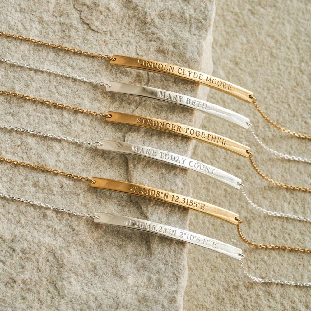 ustom Engraved Latitude Longit - Coordinates Bracelet 评论和价格