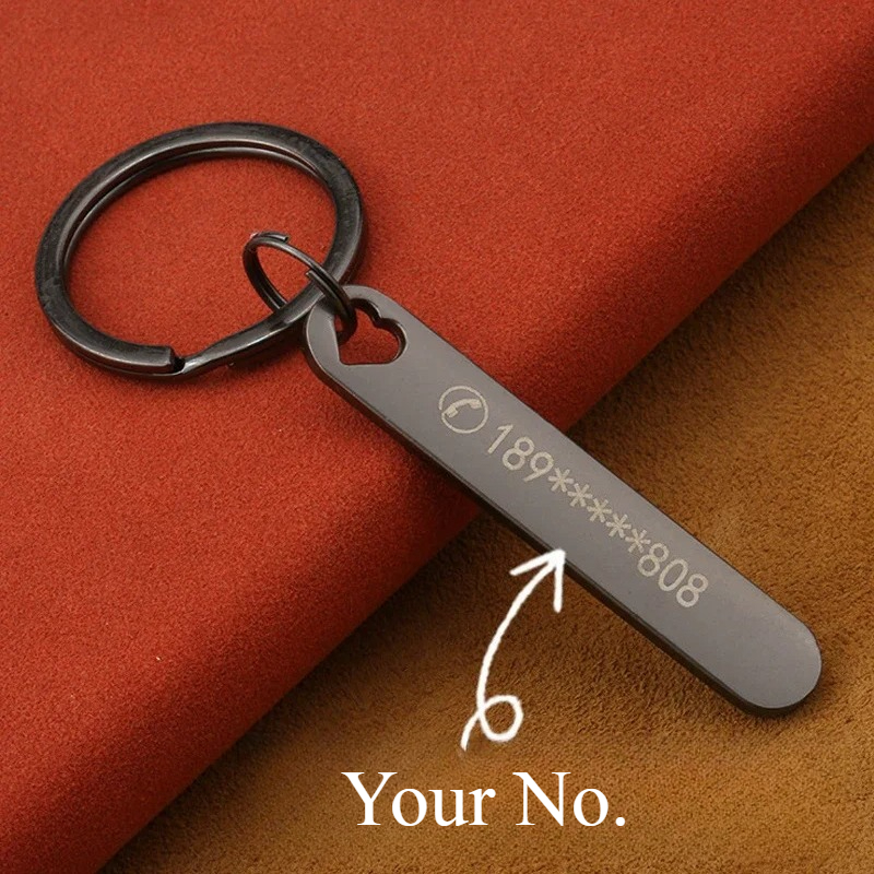 Custom Keychain with Free Engr - Initial Ring Custom 评论和价格