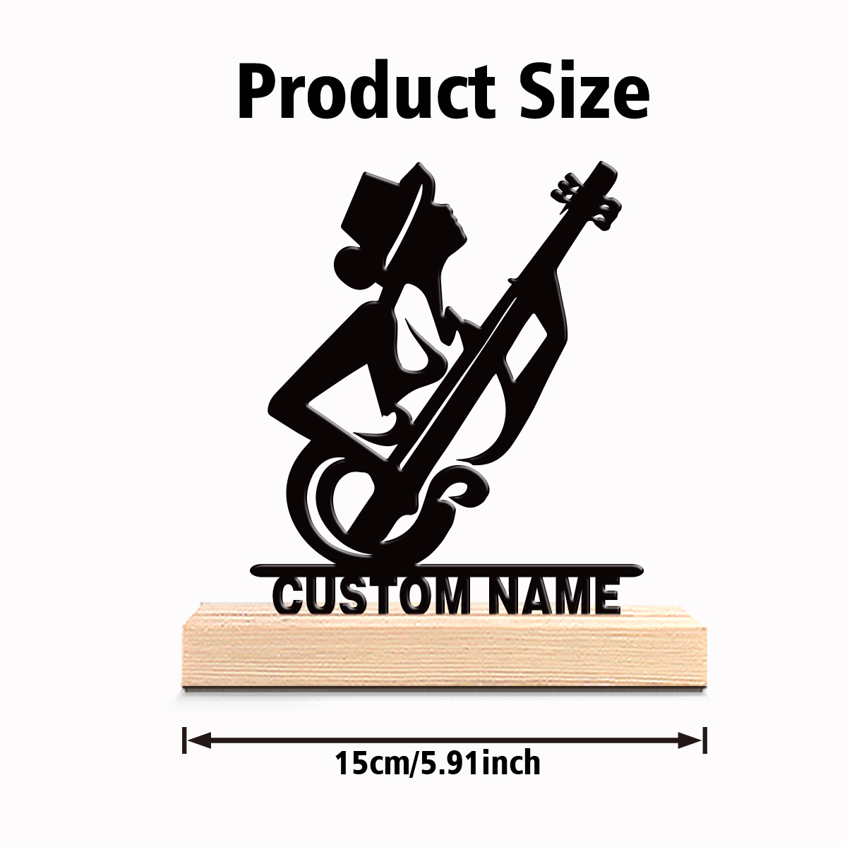 1pc Personalized Custom Perfor - Engraved Wood Frame 评论和价格
