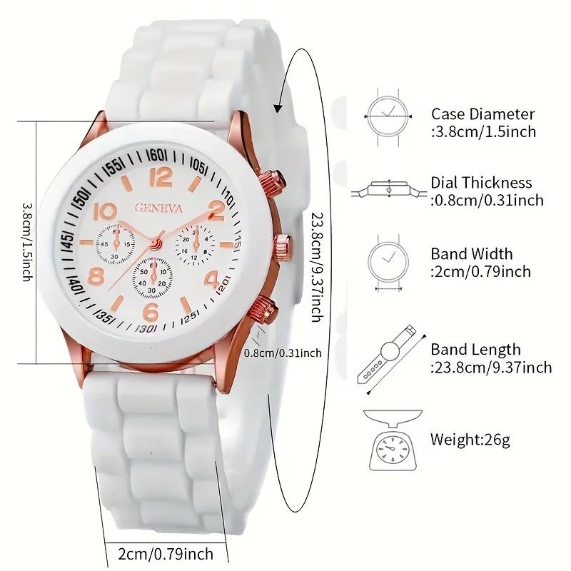 5pcs/Set Chic Women's Quartz W - Coordinates Bracelet 评论和价格