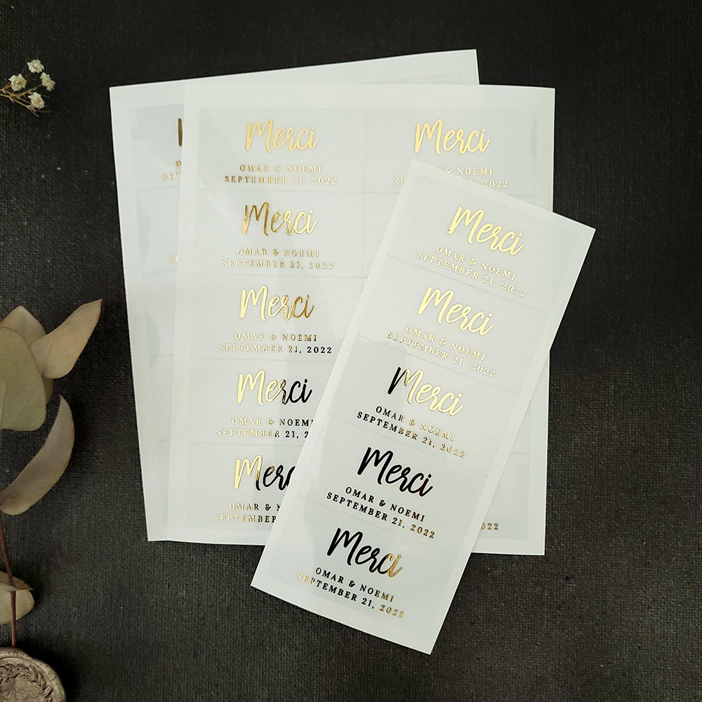 100pcs Custom Transparent Labe - Personalised Candle Label 评论和价格