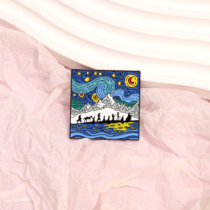 Night Sky Oil Painting Enamel  - Custom Night Sky 评论和价格