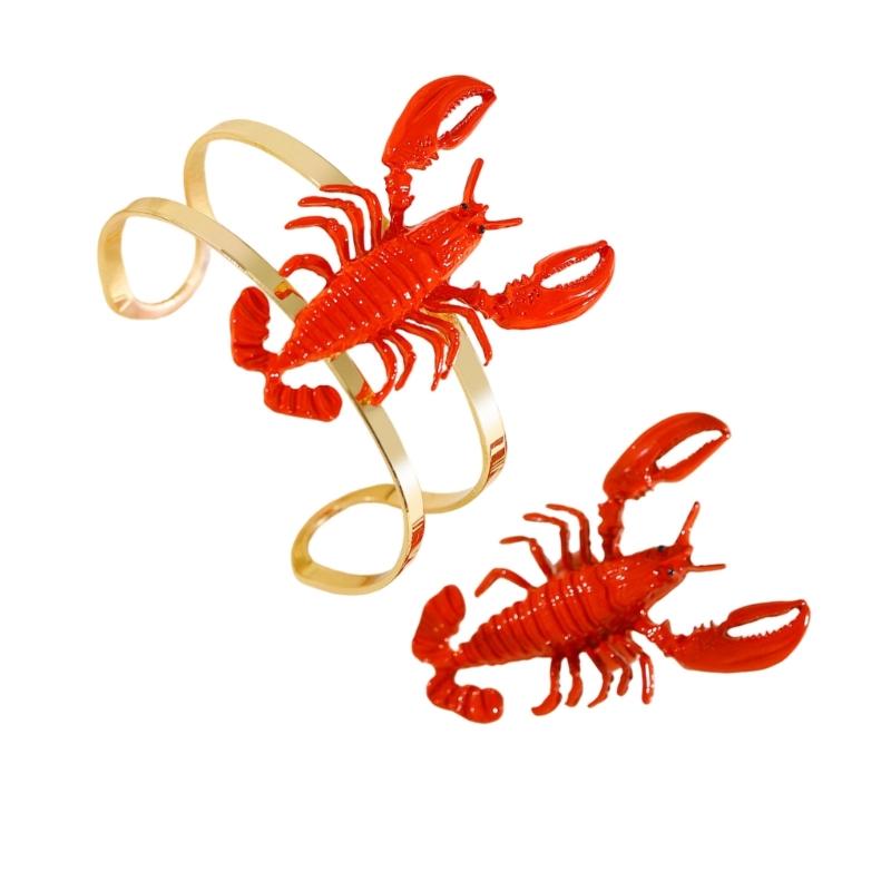 39BB Eye Catching Red Lobster  - Coordinates Bracelet 评论和价格