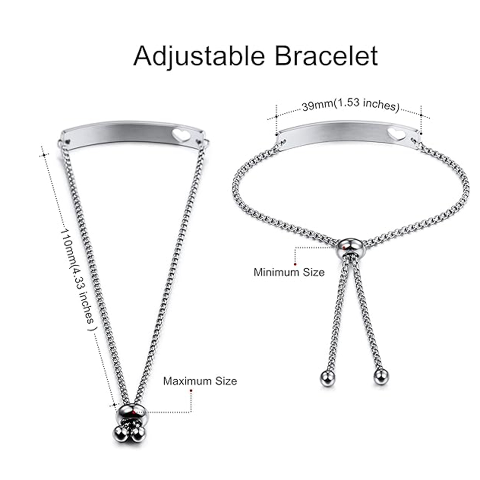 Personalized Engraved Bar Brac - Coordinates Bracelet 评论和价格